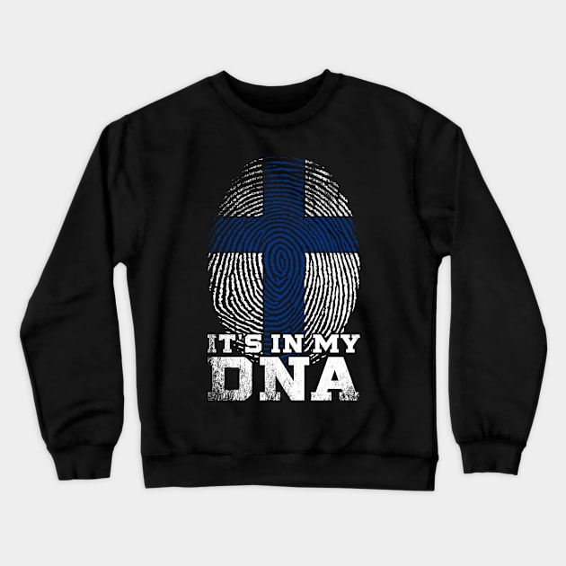 Finland DNA Finnish Crewneck Sweatshirt by shirtsyoulike